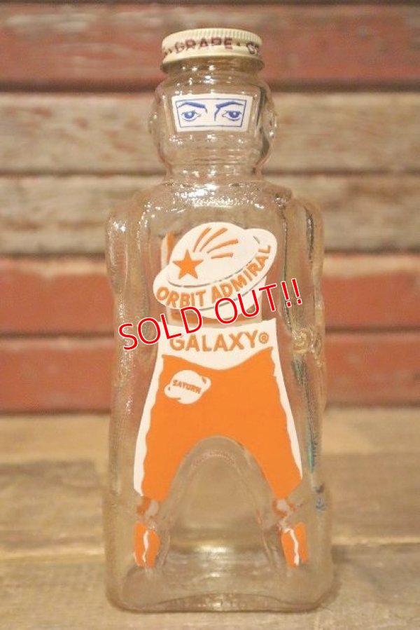 画像1: ct-230414-32 Space Foods / 1950's GALAXY Spaceman Syrup Bottle "ORBIT ADMIRAL"