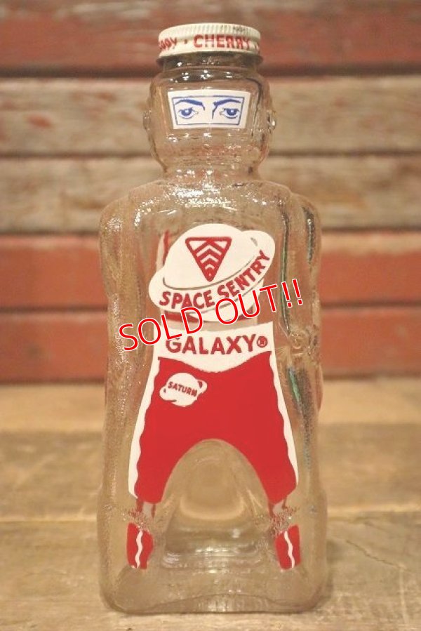 画像1: ct-230414-32 Space Foods / 1950's GALAXY Spaceman Syrup Bottle "SPACE SENTRY"