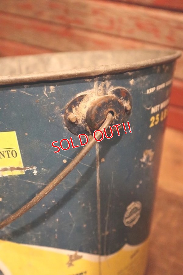 画像9: dp-230414-70 all / 1950's-1960's Laundry Detergent Galvanized Metal Bucket