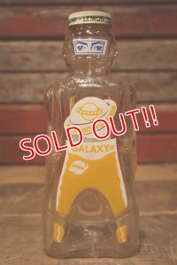 ct-230414-32 Space Foods / 1950's GALAXY Spaceman Syrup Bottle "INTERPLANETARY COMMANDER"