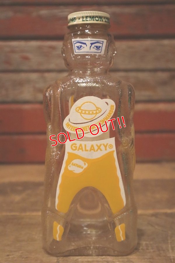 画像1: ct-230414-32 Space Foods / 1950's GALAXY Spaceman Syrup Bottle "INTERPLANETARY COMMANDER"