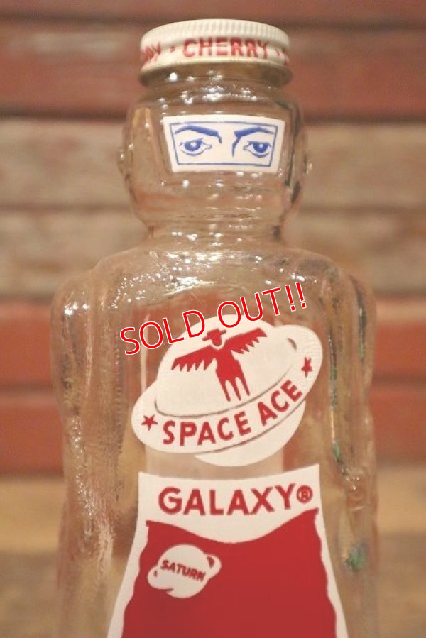 画像2: ct-230414-32 Space Foods / 1950's GALAXY Spaceman Syrup Bottle "SPACE ACE"