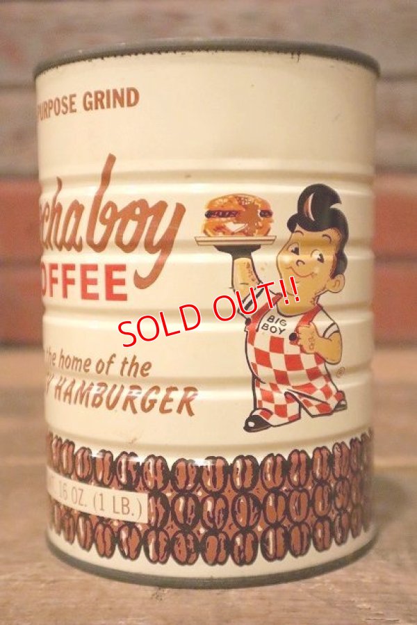 画像1: ct-230414-38 Bob's Big Boy / 1960's Mocha Boy Coffee Can