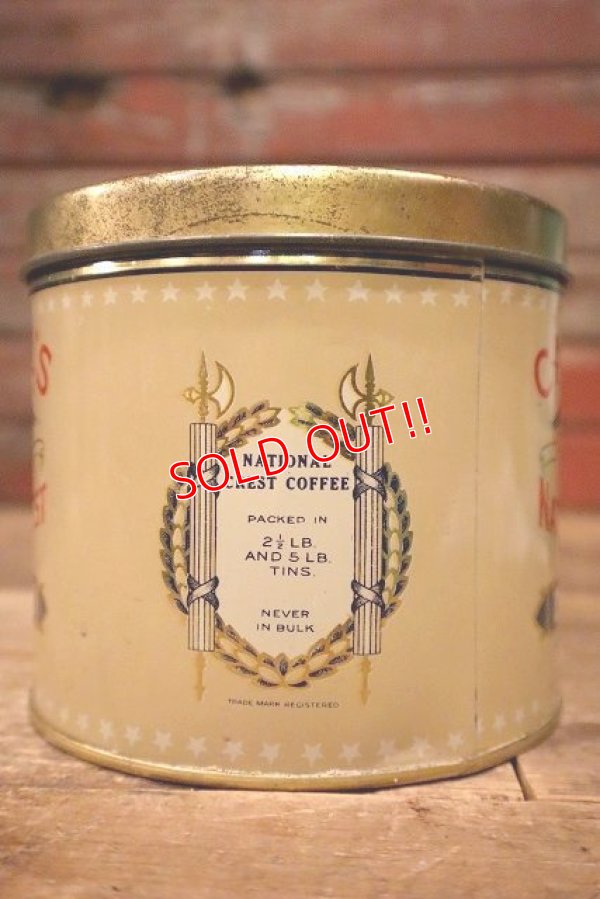 画像5: dp-230414-72 CASWELL'S NATIONAL CREST COFFEE / Vintage Tin Can