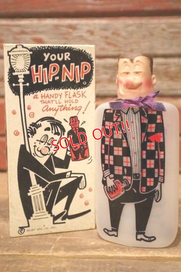 画像1: dp-230414-44 1950's HIP-NIP a HANDY FLASK BOTTLE