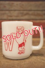 dp-230414-01 WILSON BULLDOGS / 1960's-1970's Glasbake Mug