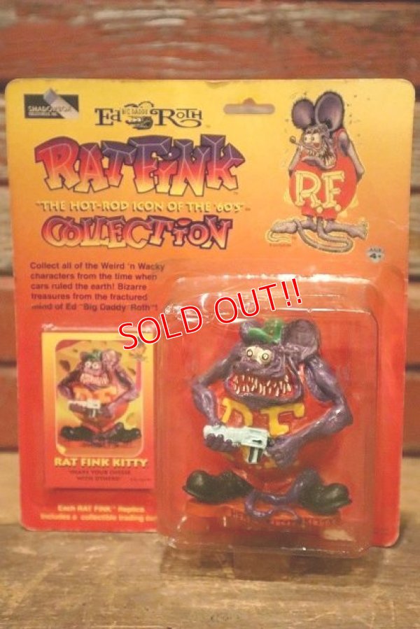 画像1: ct-230414-73 RAT FINK / 1990's PVC RAT FINK KITTY 