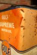 画像9: dp-230414-14 GULF / 1960's GULF SUPREME MOTOR OIL 2 U.S. Gallons Can