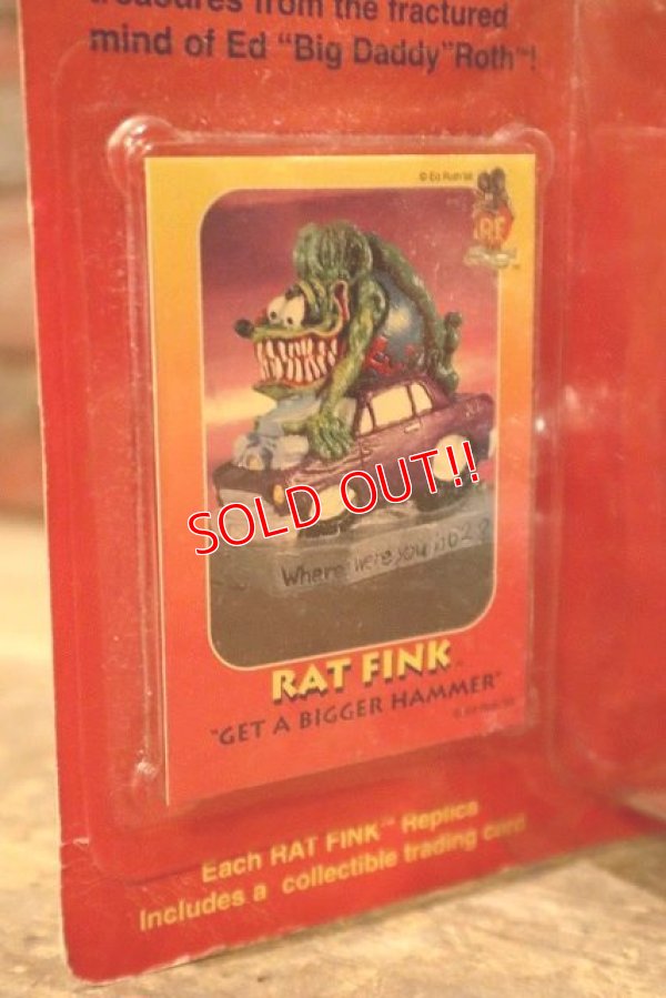 画像4: ct-230414-72 RAT FINK / 1990's PVC RAT FINK "GET A BIGGER HAMMER"