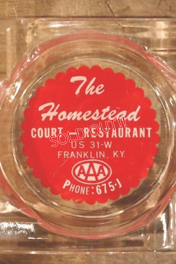 画像1: dp-230414-02 The Homestead  Court and Restaurant AAA / Vintage Ashtray