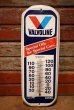 画像1: dp-230401-39 VALVOLINE / 1980's Thermometer Sign (1)