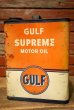 画像1: dp-230414-14 GULF / 1960's GULF SUPREME MOTOR OIL 2 U.S. Gallons Can (1)