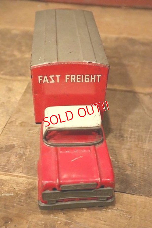 画像4: dp-230414-40 FAST FREIGHT CONTINENTAL EXPRESS / 1960's Ford Friction Truck Toy
