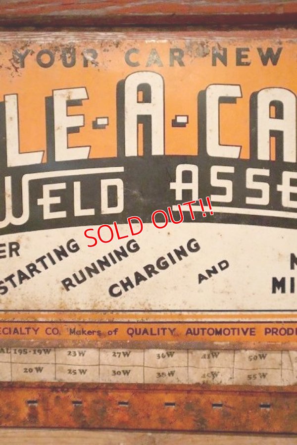 画像3: dp-230301-15 TRIPLE-A-CABLES / Vintage Metal Sign