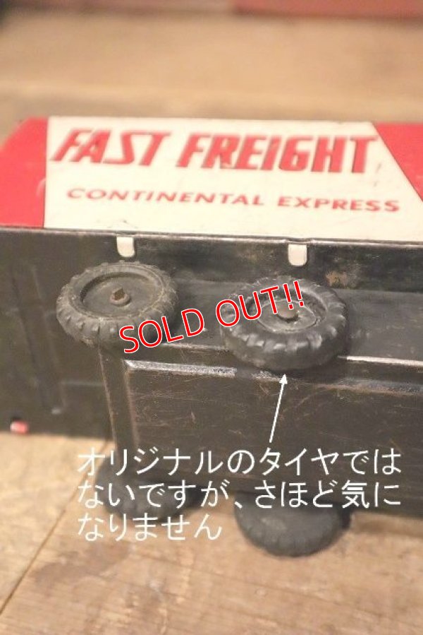 画像8: dp-230414-40 FAST FREIGHT CONTINENTAL EXPRESS / 1960's Ford Friction Truck Toy
