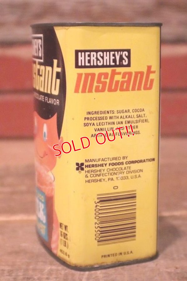 画像3: dp-230414-01 HERSHEY'S / 1970's Instant Real Chocolate Flavor Tin Can
