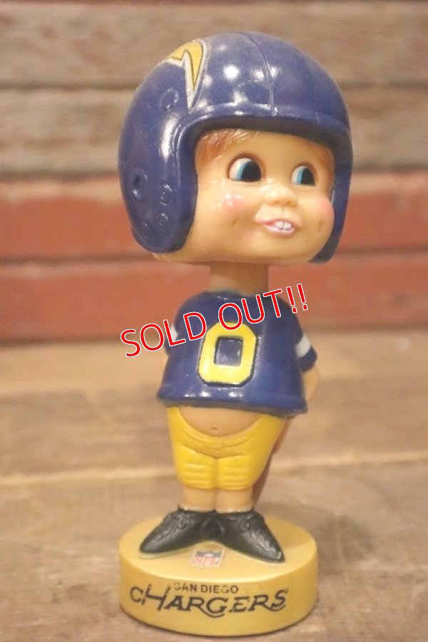 画像1: ct-230414-61 NFL 1970's Bobble Head "San Diego Chargers"