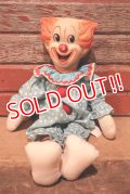 ct-230414-26 Bozo the Clown / Knickerbocker 1960's Rubber Face Doll