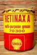 画像1: dp-230401-14 SHELL / RETINAX A 1960's 5 U.S. GALLONS OIL CAN (1)