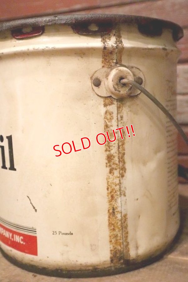 画像7: dp-230401-19 Mobiloil / 1940's-1950's 5 U.S. GALLONS OIL CAN