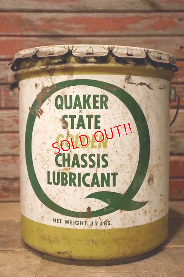 画像1: dp-230401-31 QUAKER STATE / 1970's 5 U.S. GALLONS OIL CAN