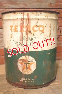 dp-230401-29 TEXACO / 1950's 5 U.S. GALLONS OIL CAN