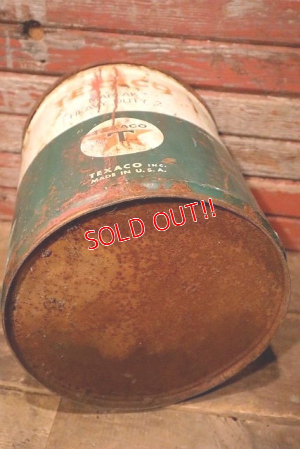 画像8: dp-230401-29 TEXACO / 1950's 5 U.S. GALLONS OIL CAN