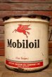 画像1: dp-230401-19 Mobiloil / 1940's-1950's 5 U.S. GALLONS OIL CAN (1)