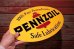 画像2: dp-230401-44 PENNZOIL / 1970's W-side Metal Sign (2)