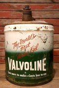 dp-230401-48 VALVOLINE / 1950's 5 U.S. GALLONS OIL CAN