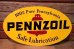 画像1: dp-230401-44 PENNZOIL / 1970's W-side Metal Sign (1)