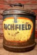 画像3: dp-230401-19 RICHFIELD / 1960's 5 U.S. GALLONS OIL CAN