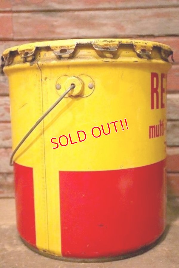 画像5: dp-230401-14 SHELL / RETINAX A 1960's 5 U.S. GALLONS OIL CAN