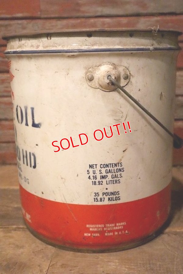 画像6: dp-230401-16 Mobil / 1950's 5 U.S. GALLONS OIL CAN