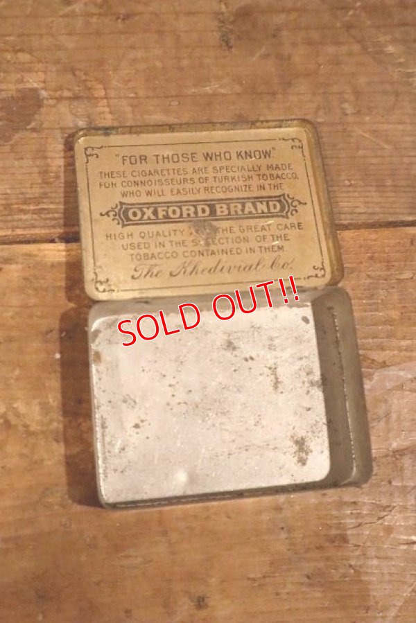 画像5: dp-230401-03 THE KHEDIVAL CO. / OXFORD TURKISH CIGARET Tin Can