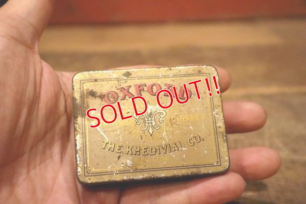 画像2: dp-230401-03 THE KHEDIVAL CO. / OXFORD TURKISH CIGARET Tin Can