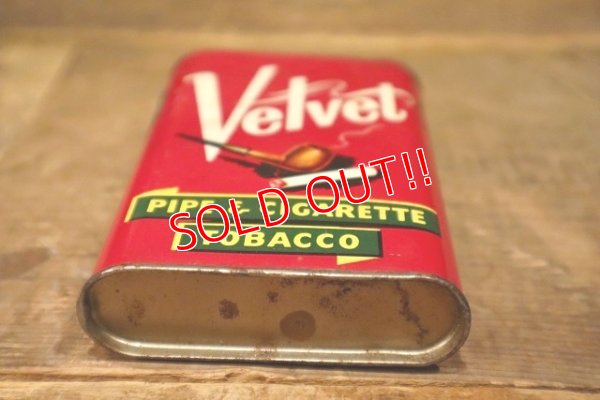 画像7: dp-230401-02 Velvet / 1940's-1950's Pipe & Cigarette Tobacco Can