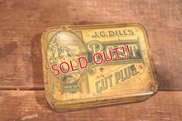 画像1: dp-230401-04 J.G.DILL'S BEST / Cut Plug Vintage Tin Can