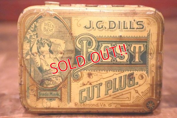画像2: dp-230401-04 J.G.DILL'S BEST / Cut Plug Vintage Tin Can