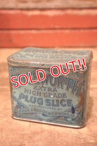 dp-230401-09 EDGEWORTH / PLUG SLICE Vintage Tin Can