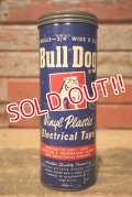 dp-230414-23 AMERICAN BILTRITE RUBBER COMPANY / 1950's BULLDOG Vinyl Plastic Electrical Tape Box