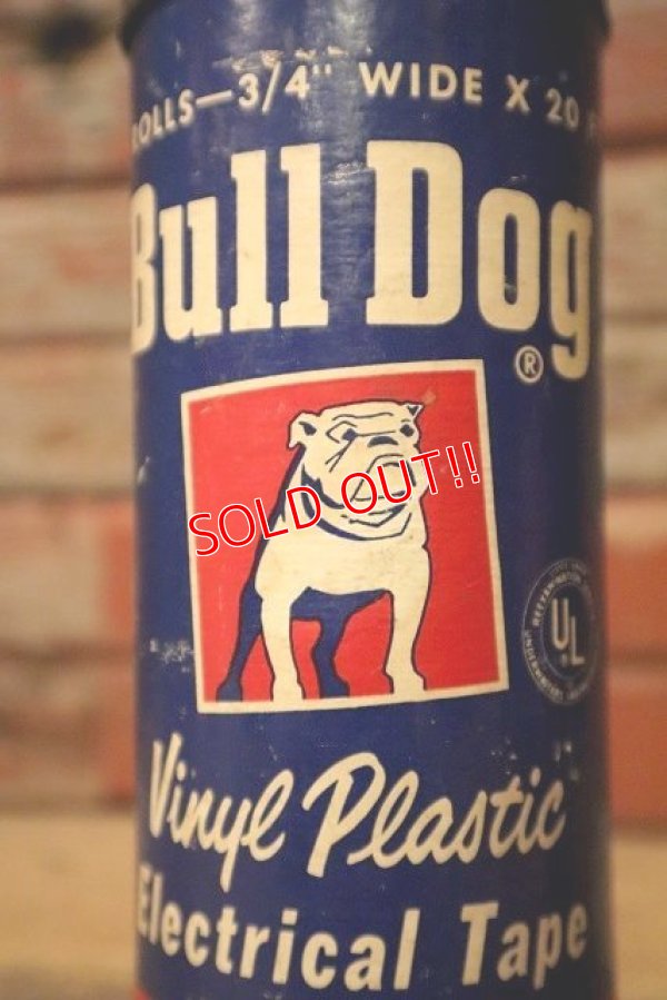 画像2: dp-230414-23 AMERICAN BILTRITE RUBBER COMPANY / 1950's BULLDOG Vinyl Plastic Electrical Tape Box