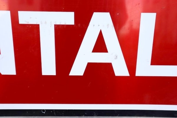 画像5: dp-230401-33 U-HAUL / 2000's W-side Metal Sign