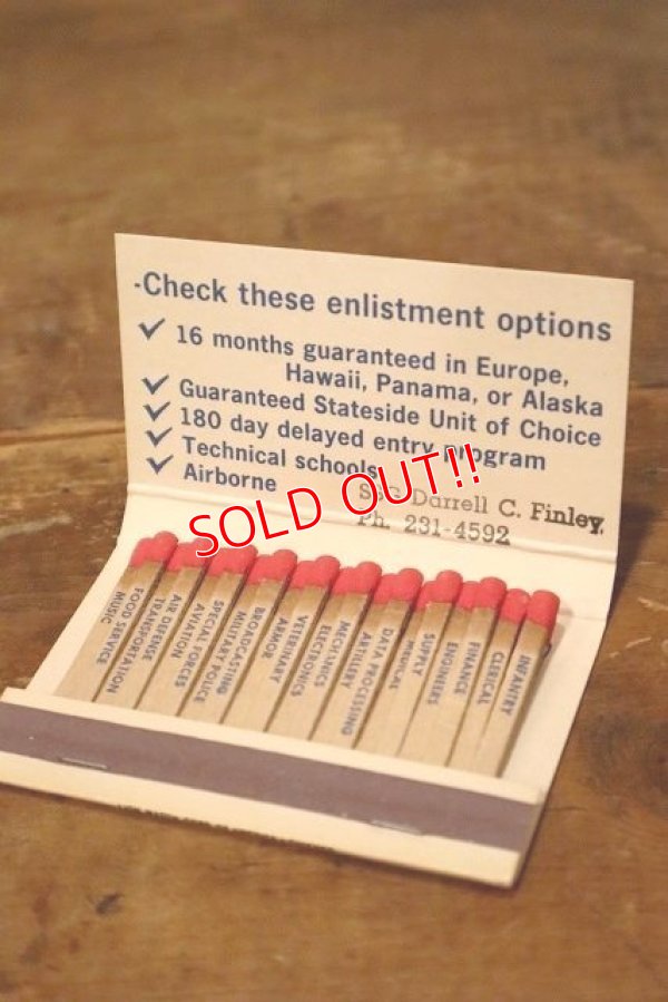 画像4: dp-230414-69 U.S.ARMY / UNCLE SAM Match Book