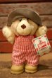 画像1: ct-230414-02 WENDY'S / 1986 Furskins Bear Plush Doll "Dudley Furskin" (1)