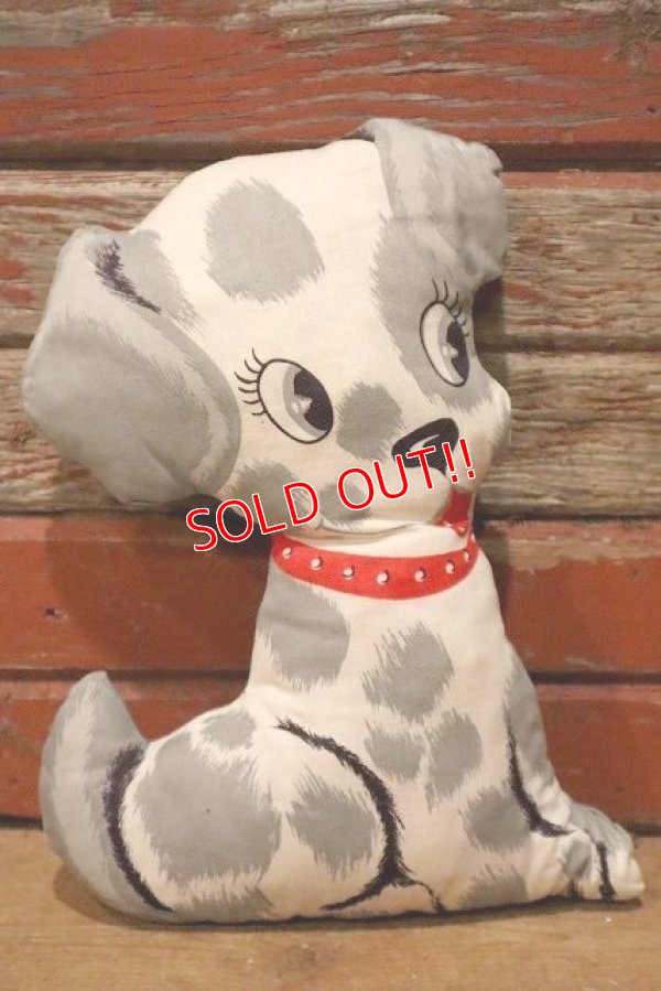 画像1: ct-230414-27 Vintage Puppy Cloth Doll
