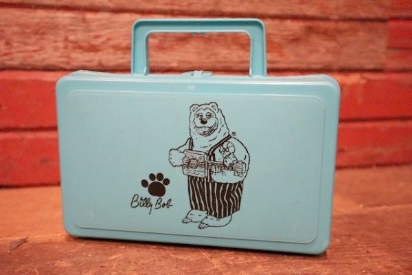 画像1: ct-230301-80 Showbiz Pizza Place / Billy Bob Doll 1980's Plastic Lunch Box
