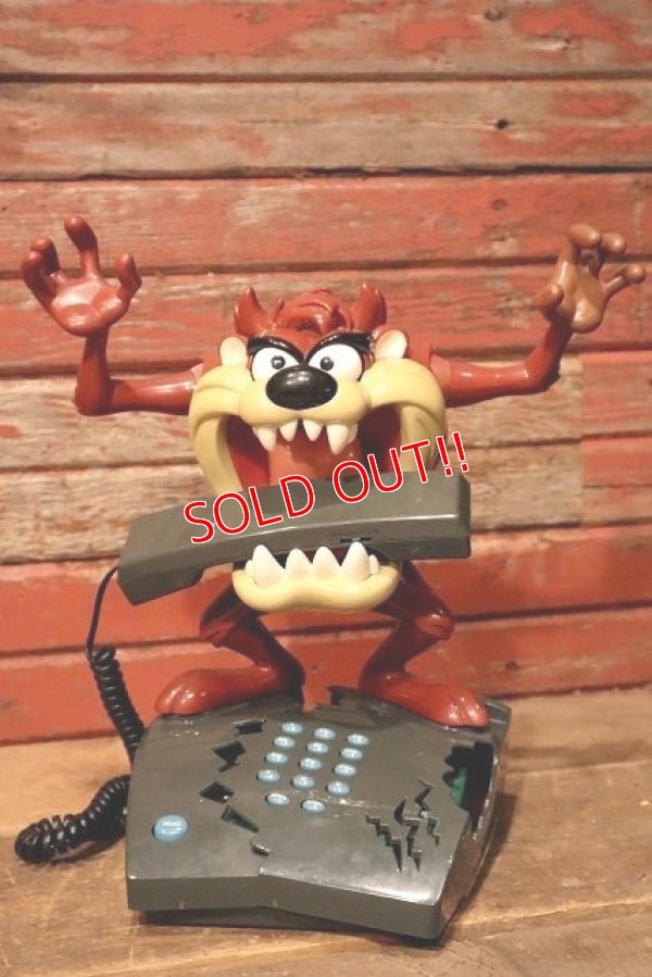 画像1: ct-230503-01 Tasmanian Devil / TELEMANIA 2001 TAZ Talking Animated Telephone