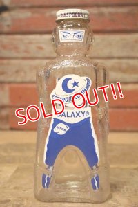 ct-230414-32 Space Foods / 1950's GALAXY Spaceman Syrup Bottle "ASTEROID COMMANDER" 