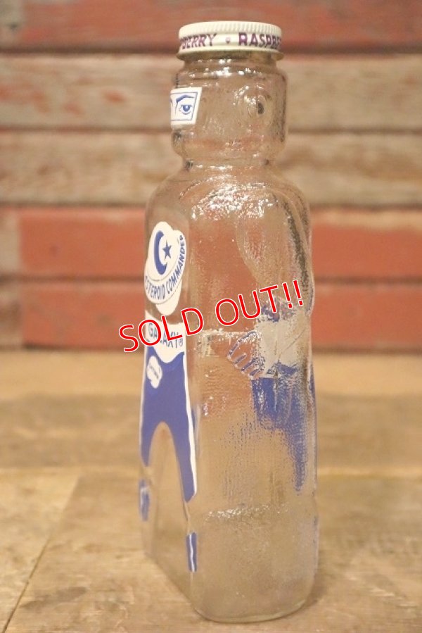 画像3: ct-230414-32 Space Foods / 1950's GALAXY Spaceman Syrup Bottle "ASTEROID COMMANDER"
